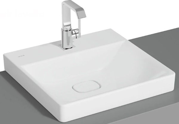 Vitra 7525B001-0937 Metropole Çanak lavabo, 50cm Mat Beyaz